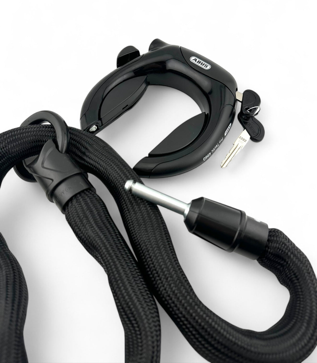 Abus Pro Tectic 4960 Rahmenschloss + IvyTex Schlosskette