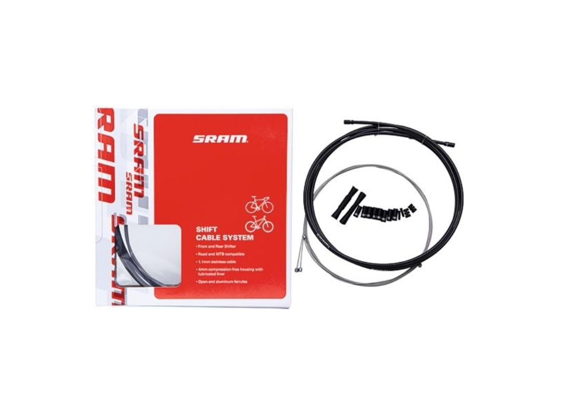 Sram Schaltzugset für MTB & Road Schwarz