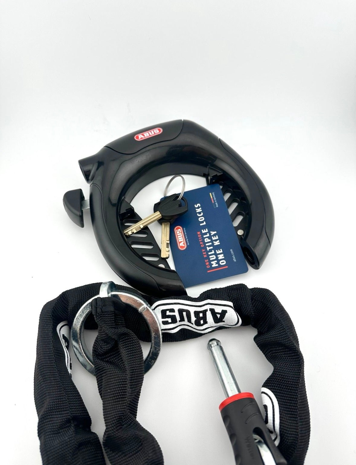 Abus Pro Shield XPlus 5955 Rahmenschloss Set mit Kette