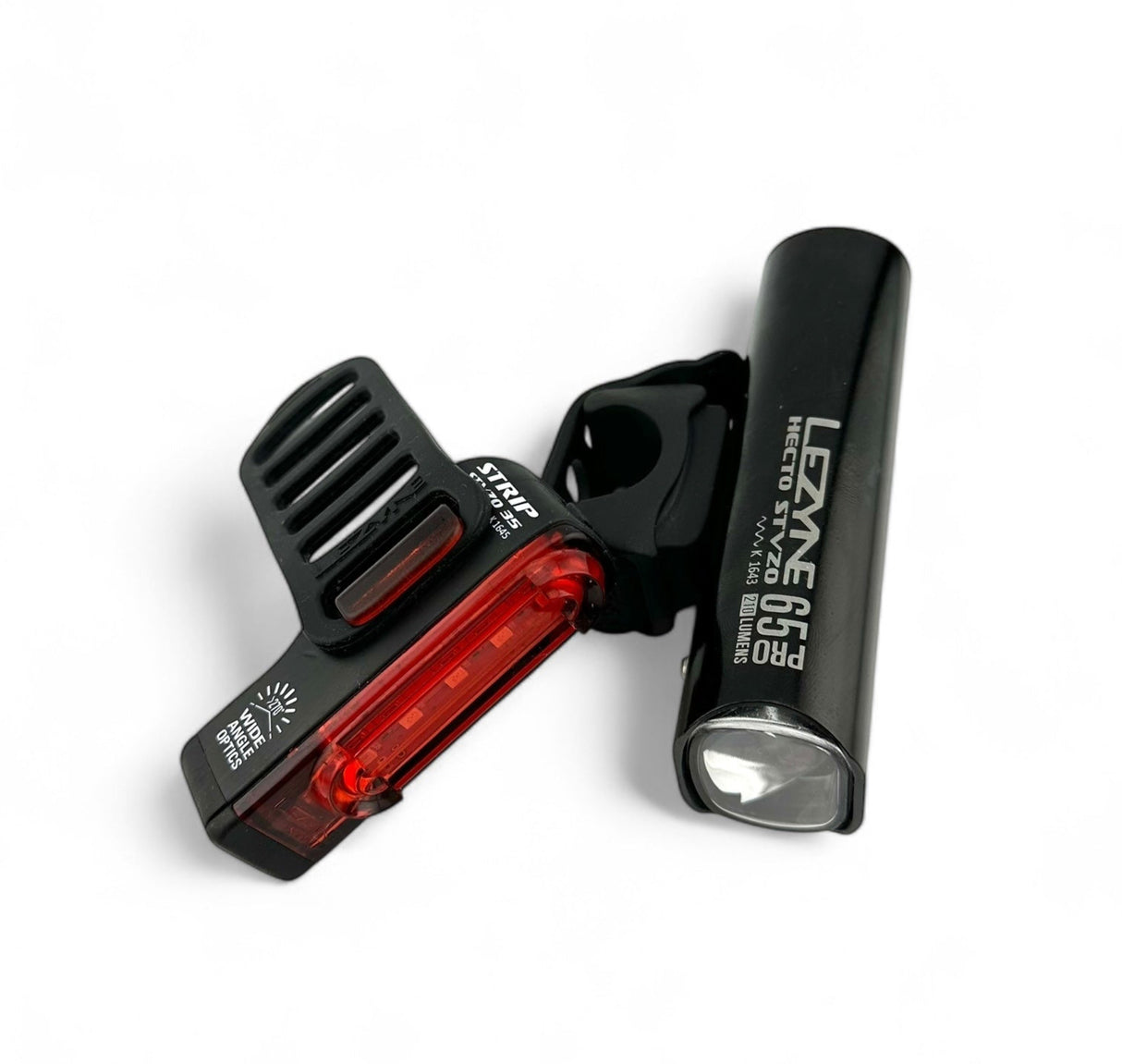 Lezyne Hecto 65 Pro + Lezyne Strip Drive 35 Licht-Set