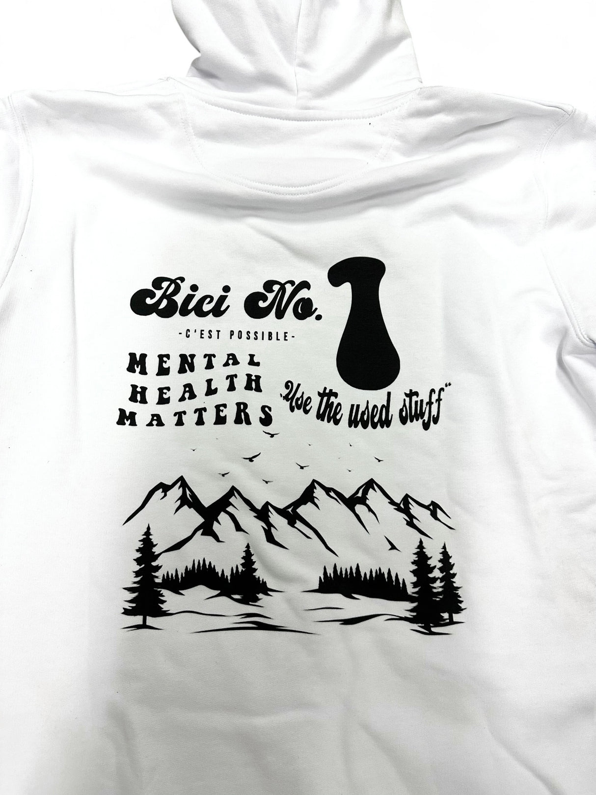 Bici No.1 Hoodie Weiß