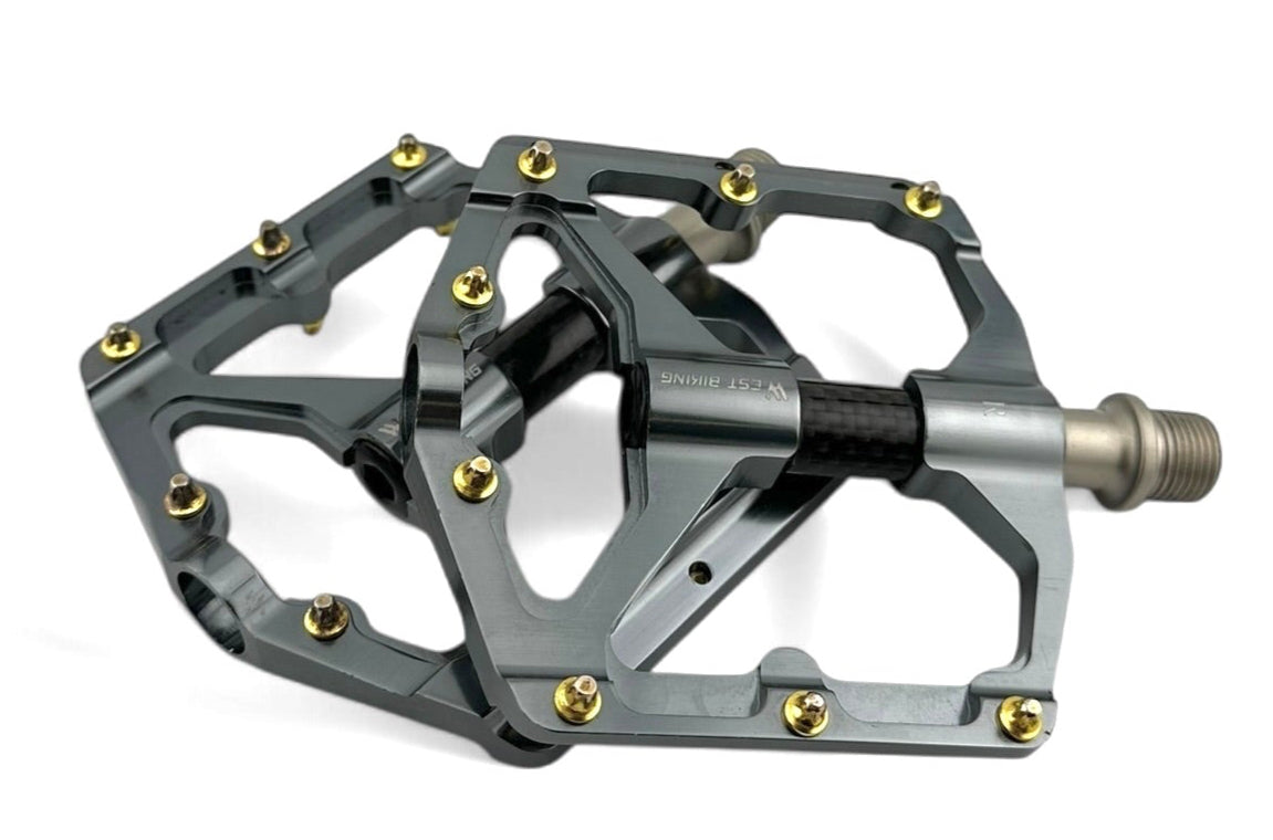 PDX G11 Mountainbike-Pedale – Supersafe Plattform Für MTB-Fahrer, Konkav, Rutschfest, Perfektes Fußbett