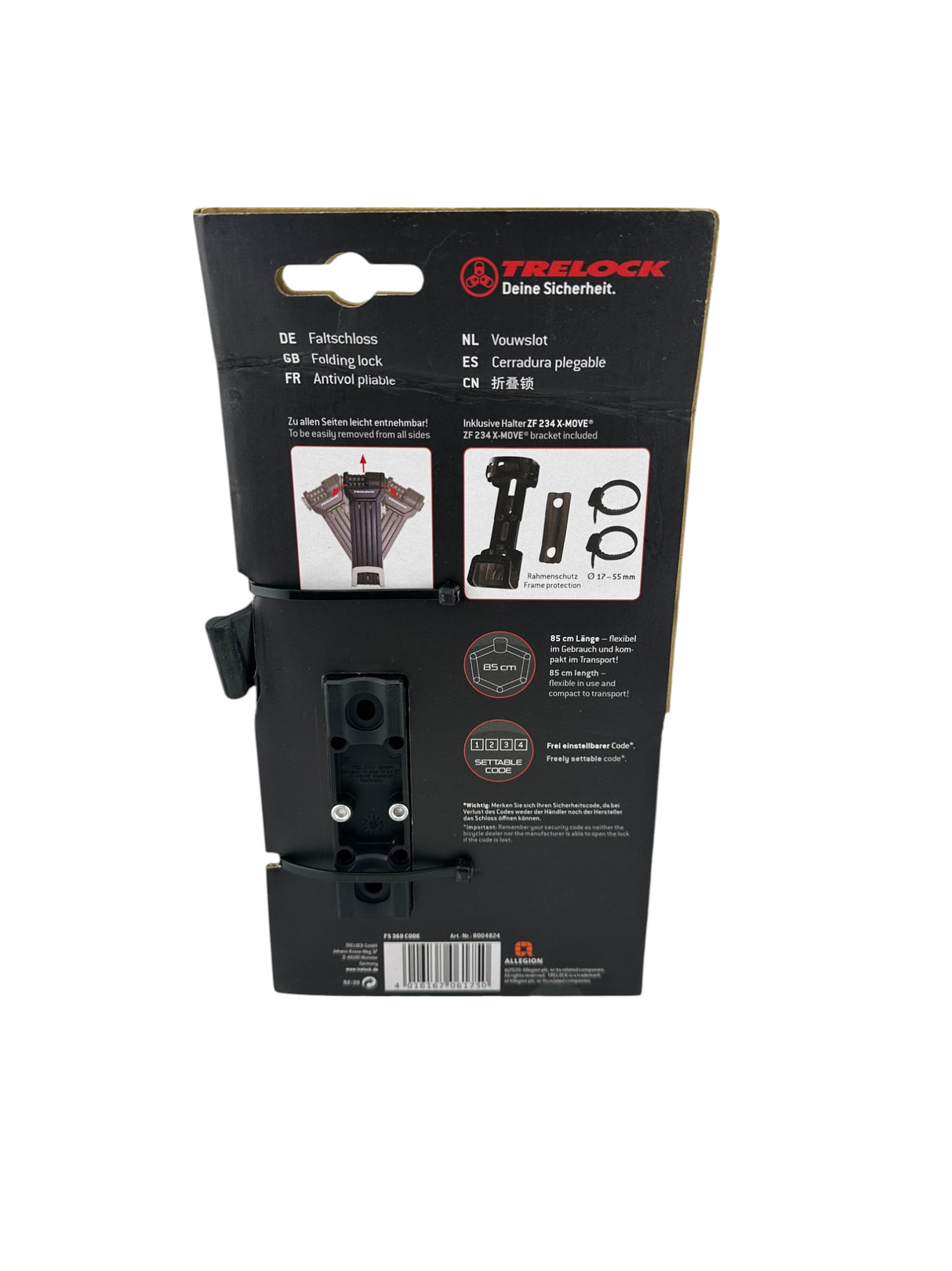 Trelock FS 360 85cm Faltschloss