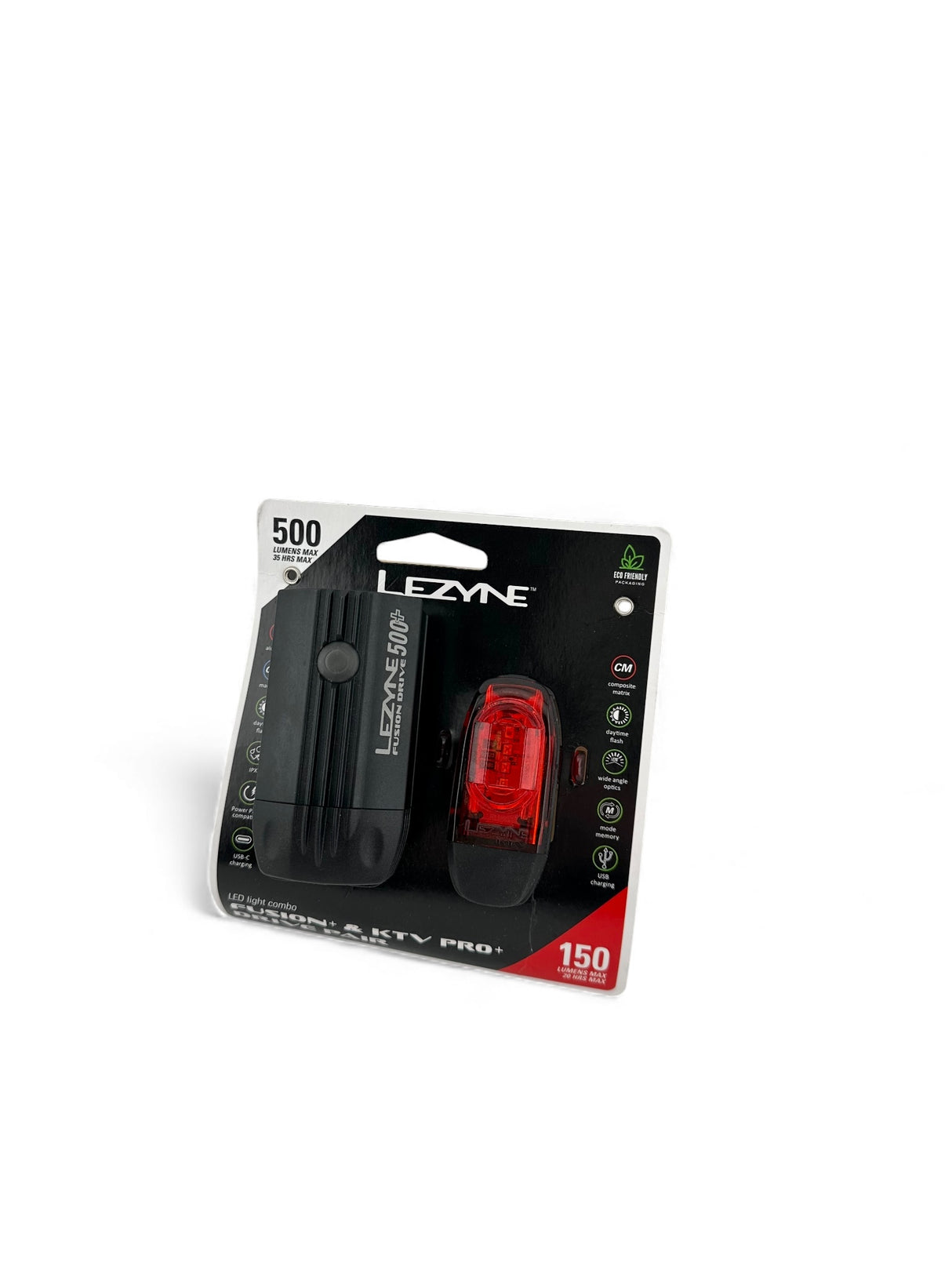 Lezyne Fusion Drive 500+ / KTV Drive Pro+ Licht-Set