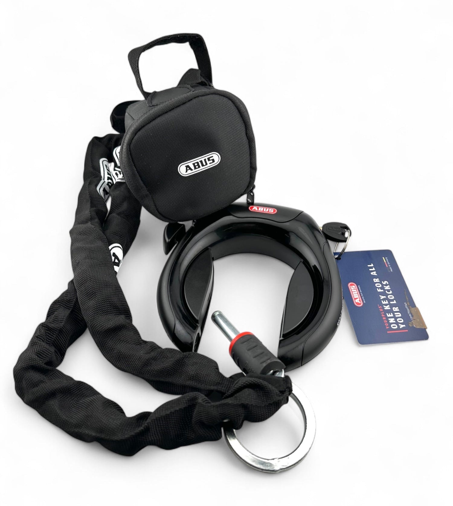 Abus Pro Shield Plus 5950 Rahmenschloss mit Kette + Tasche