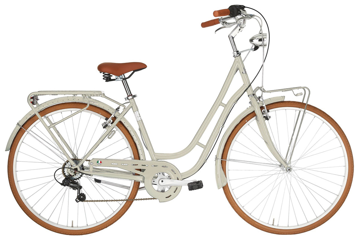 urban bike frauen Citybike Damen Retro Creme – Stahlrahmen & Stil unter 500 € – Bici No.1 Cycling efficency upgrade RS Pedals: Your Race, Size:OSFA The classic