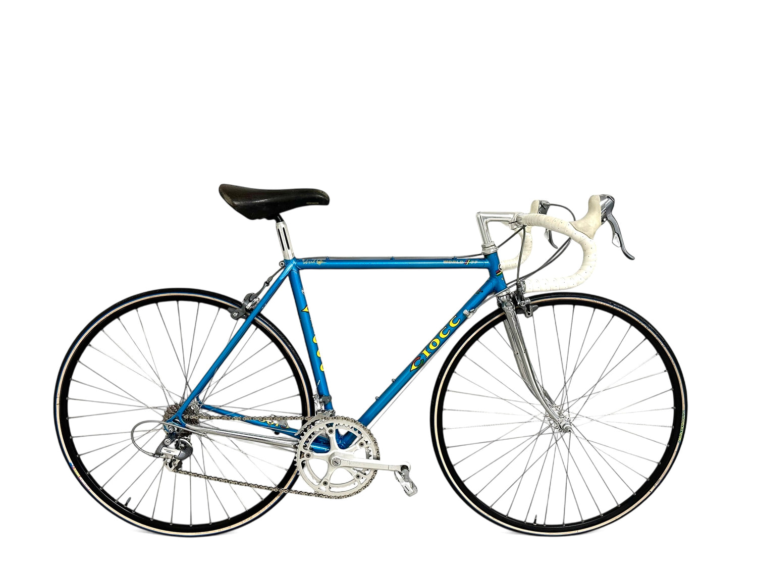 ciöcc rennrad Ciöcc Retro Rennrad 1991 – Shimano 600 Tricolor, Gipiemme Kurbel, Hellblau – Bici No.1