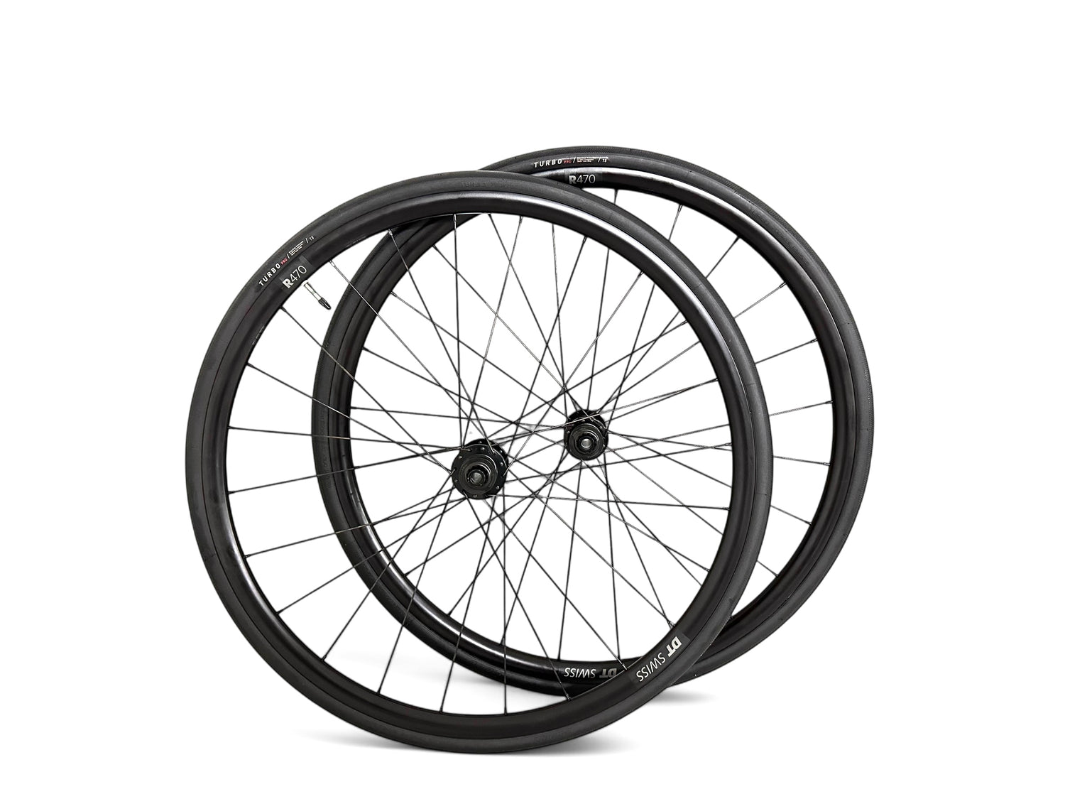 DT Swiss R470 DB Laufradsatz – 28-Zoll Rennrad-Laufräder inkl. Reifen – Bici No.1