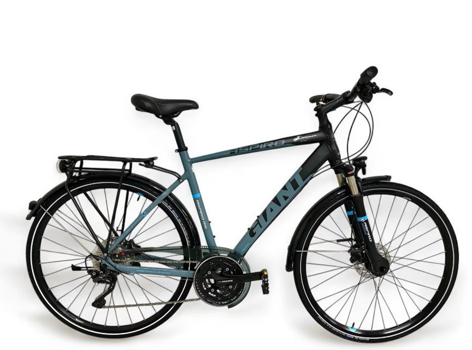 Giant Aspiro Trekkingfahrrad – Aluminiumrahmen, Shimano XT, LED-Beleuchtung