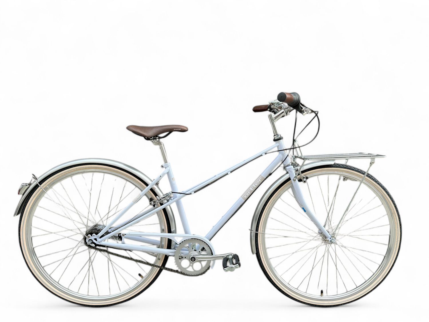 citybike damen 6 gang Neues Damen City-Bike Weiß – 7-Gang Nexus Nabenschaltung, Trapezrahmen, LED-Licht, Gepäckträger, Weißwandreifen – Bici No.1