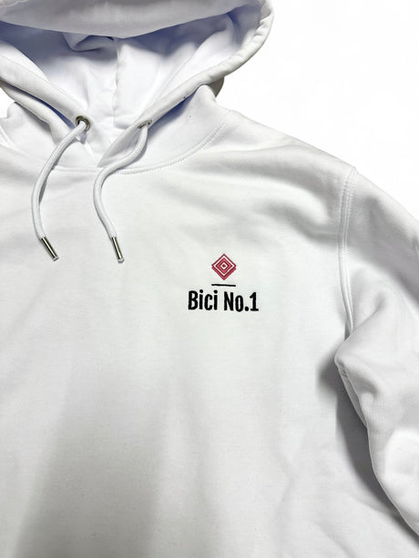 Bici No.1 Hoodie White