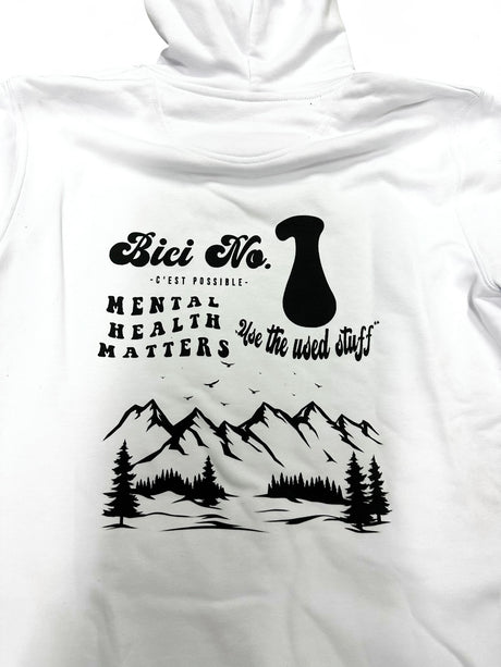 Bici No.1 Hoodie White