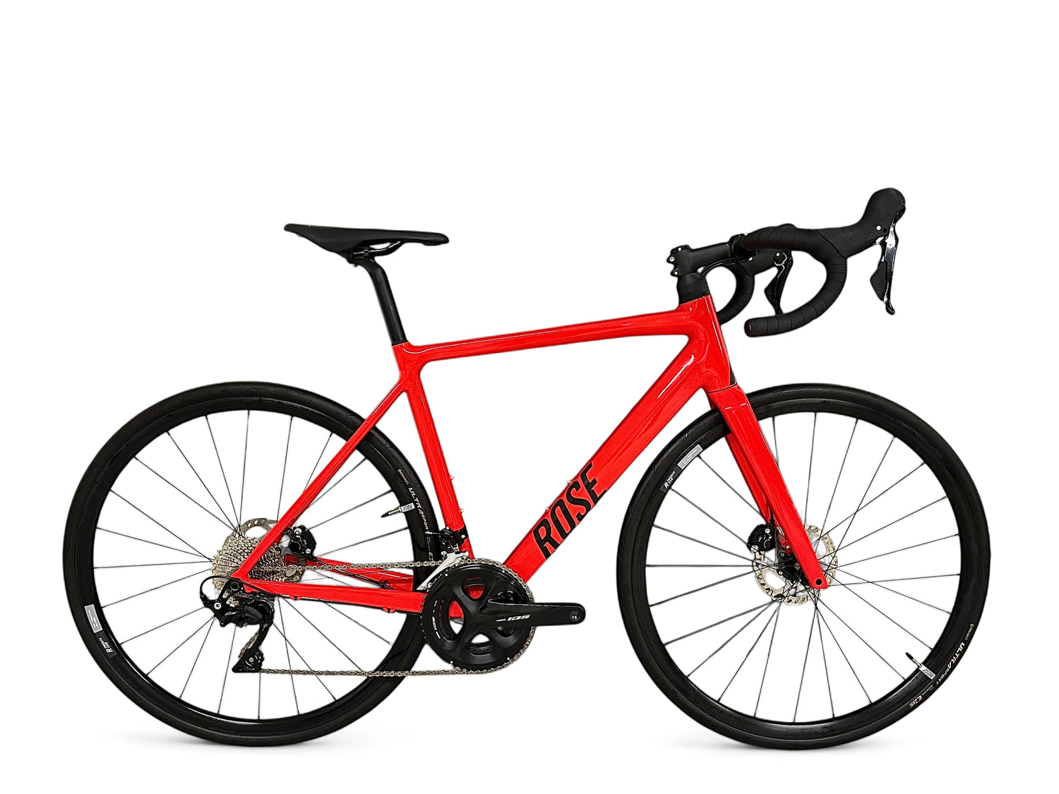 Rose Pro SL Disc 105 Rennrad, Shimano 105, Rose Carbon Gabel, 55 – Bici No.1