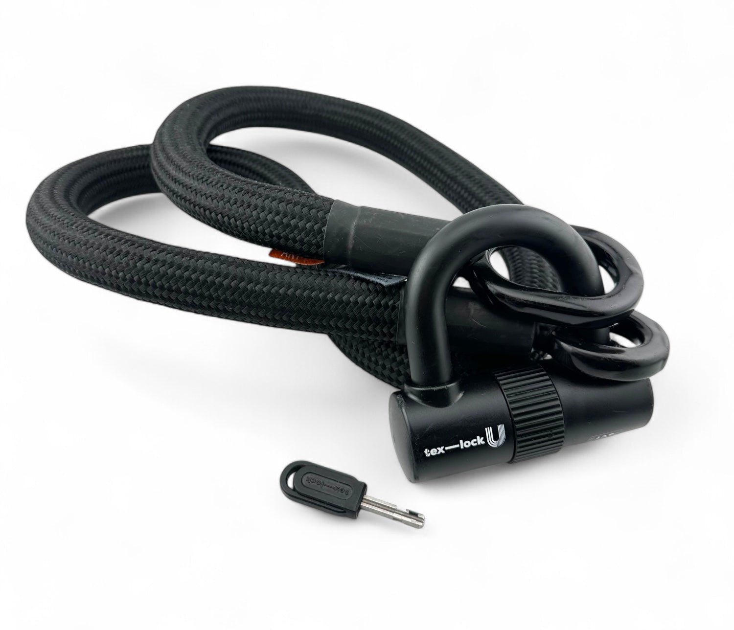 tex-lock eyelet + u-lock - fahrradschloss tex-lock eyelet + U/X-Lock – Flexibles Textilschloss ART*2 / Sold Secure Gold – Bici No.1