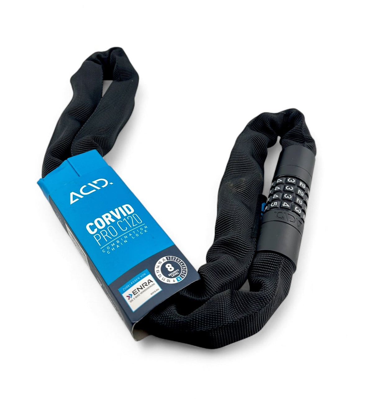 ACID Zahlen-Kettenschloss CORVID PRO C120