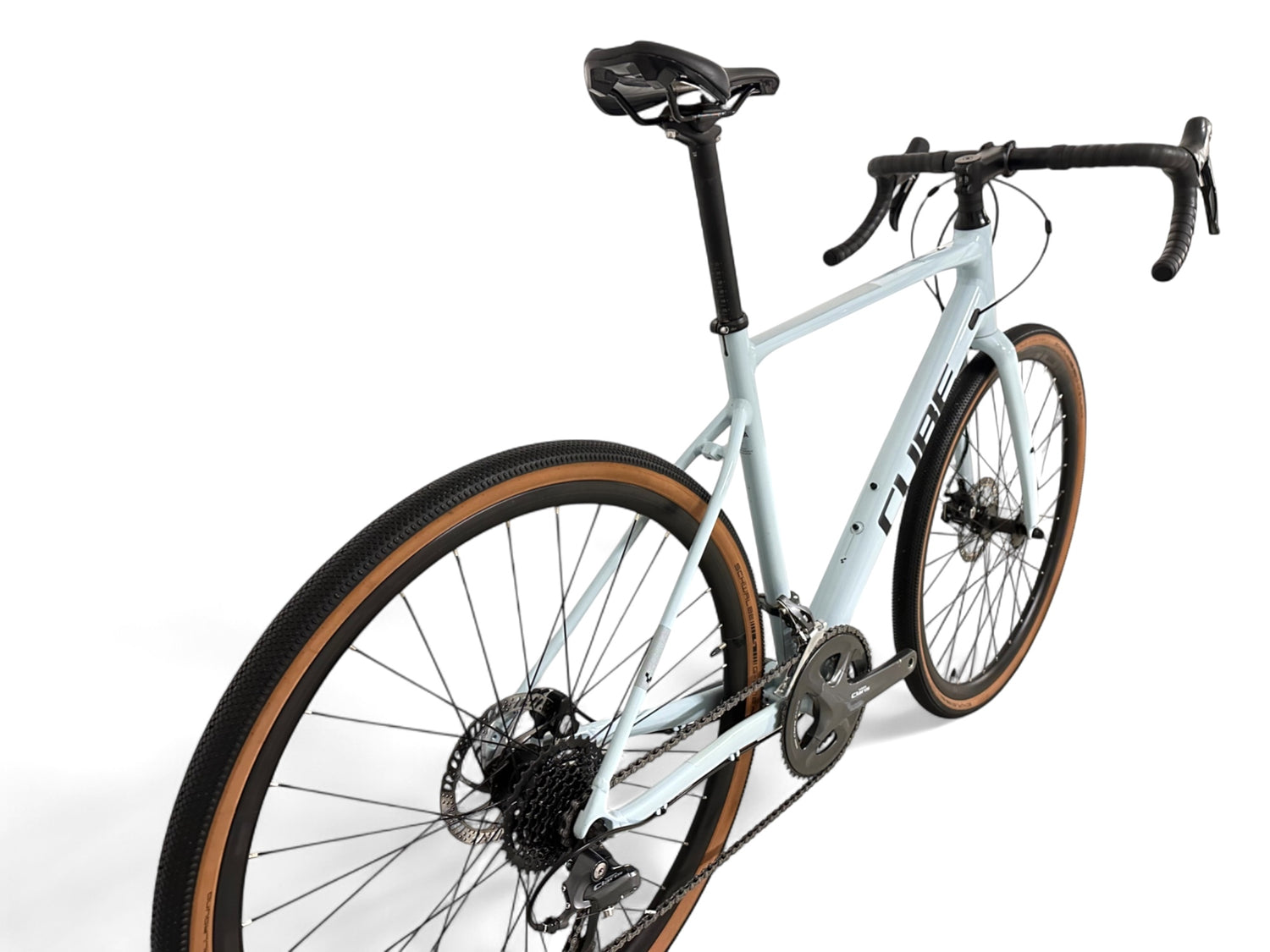 cube gravel bike hydraulische scheibenbremse Cube Nuroad Gravelbike – Shimano Claris 2x8, Carbongabel, Scheibenbremsen – Bici No.1