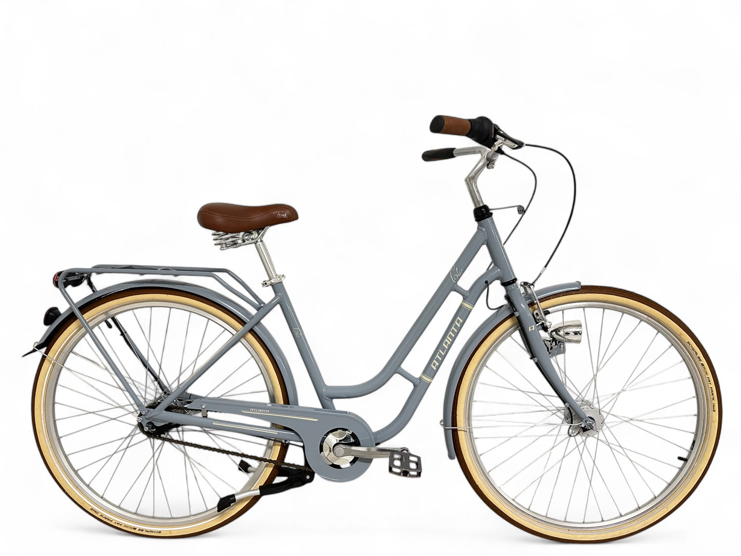 atlanta e-bike damen Atlanta Chic City-Bike – Retro Damenrad mit Nexus 7-Gang & LED-Beleuchtung – Bici No.1