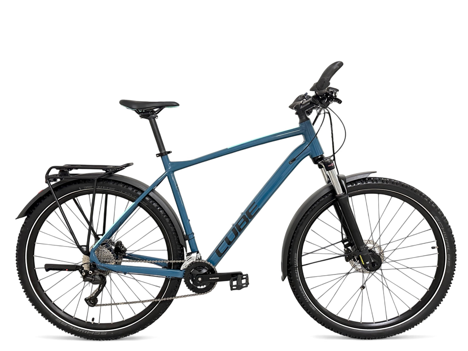 mountainbike allroad Cube Aim SL Allroad – MTB mit Vollausstattung & Shimano 2x9 – Bici No.1