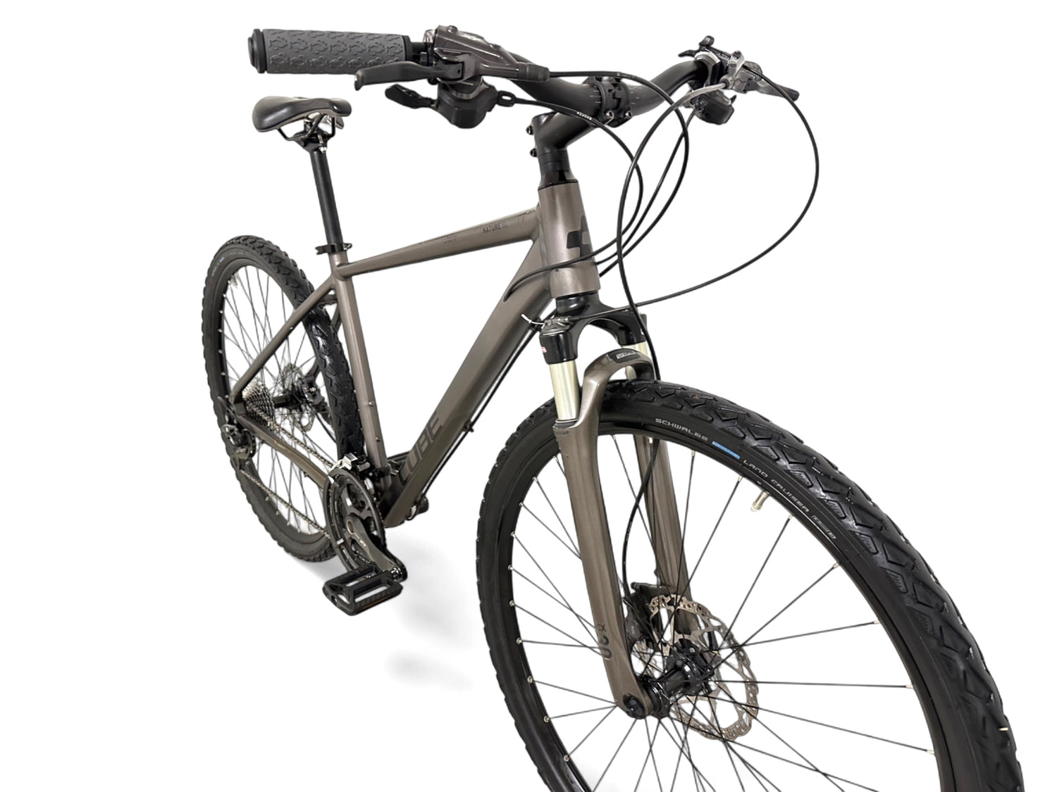 cube nature mountainbike CUBE Nature SL Trekkingbike – Shimano XT 3x10 & Luftfedergabel