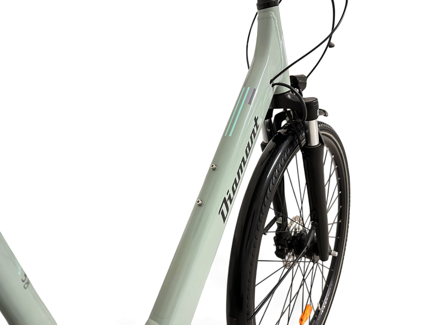 diamant ubari deluxe damen e-bike Diamant Ubari Deluxe Damen – Trekkingrad mit Scheibenbremsen & Federgabel – Bici No.1