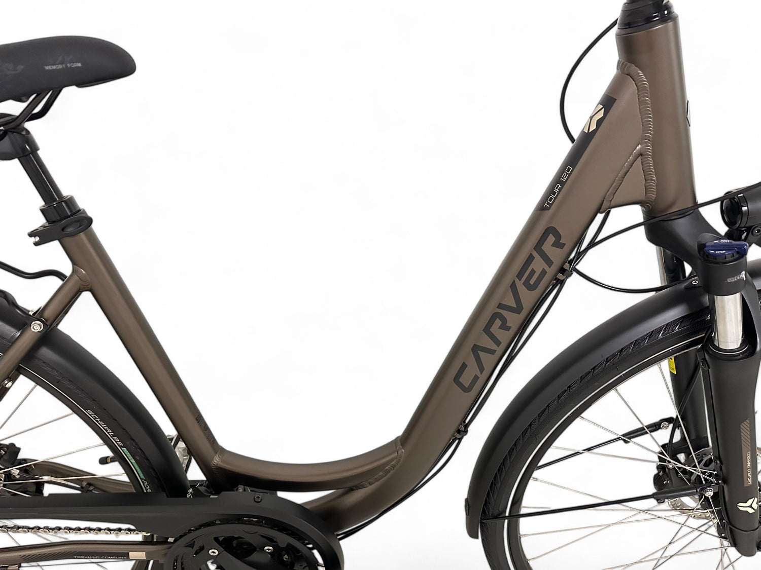 Carver Tour 120 Trekking Bike – 27-speed, disc brakes, step-through frame – Bici No.1