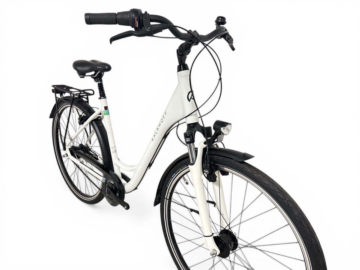 kalkhoff damenrad weiss Kalkhoff Agattu 8R HS Citybike Weiß